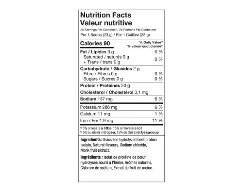 ALT Beef Protein Isolate 1.3lbs 25 servings - Image 8