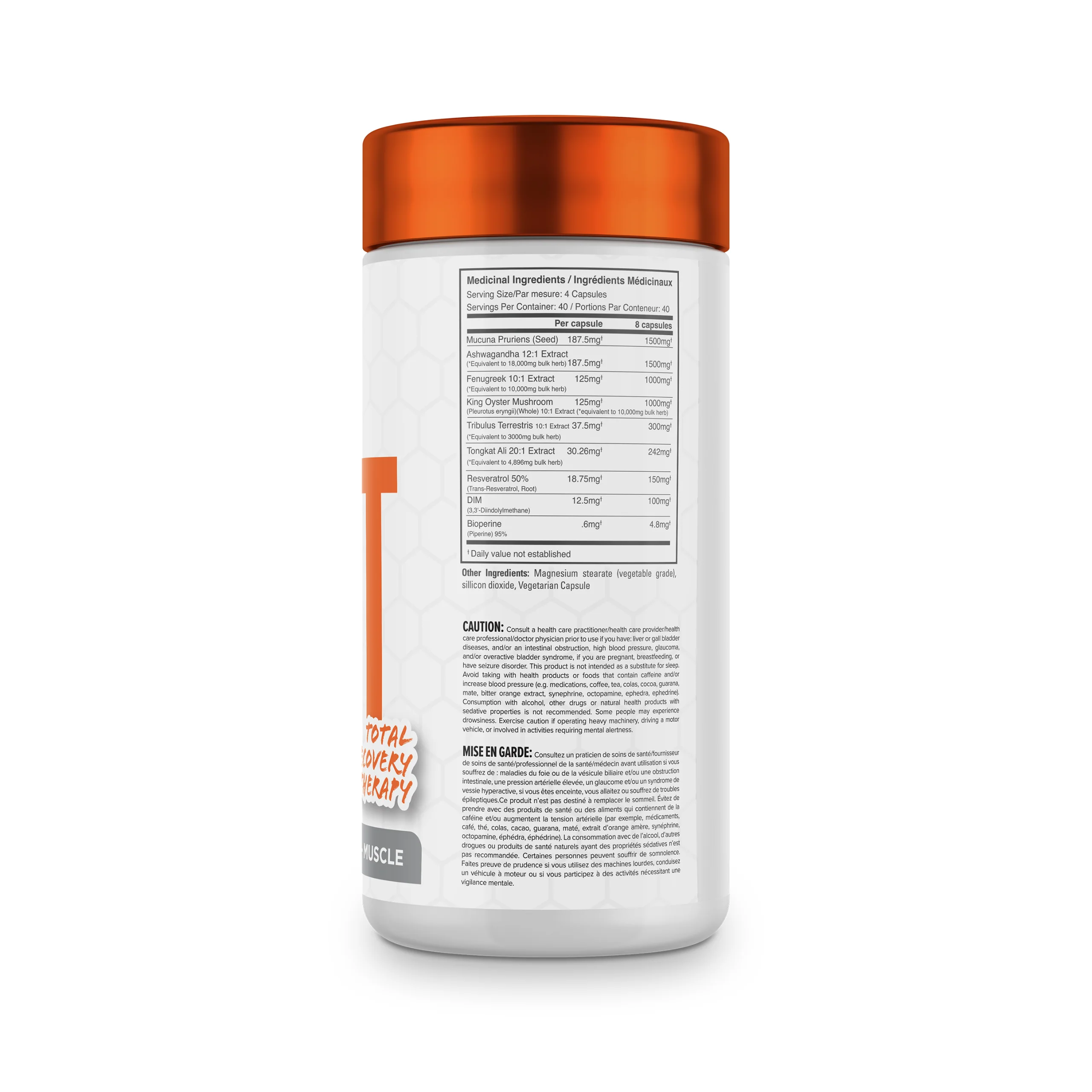 Ballistic Labs TRT Athletic Support 160 Capsules - Image 4