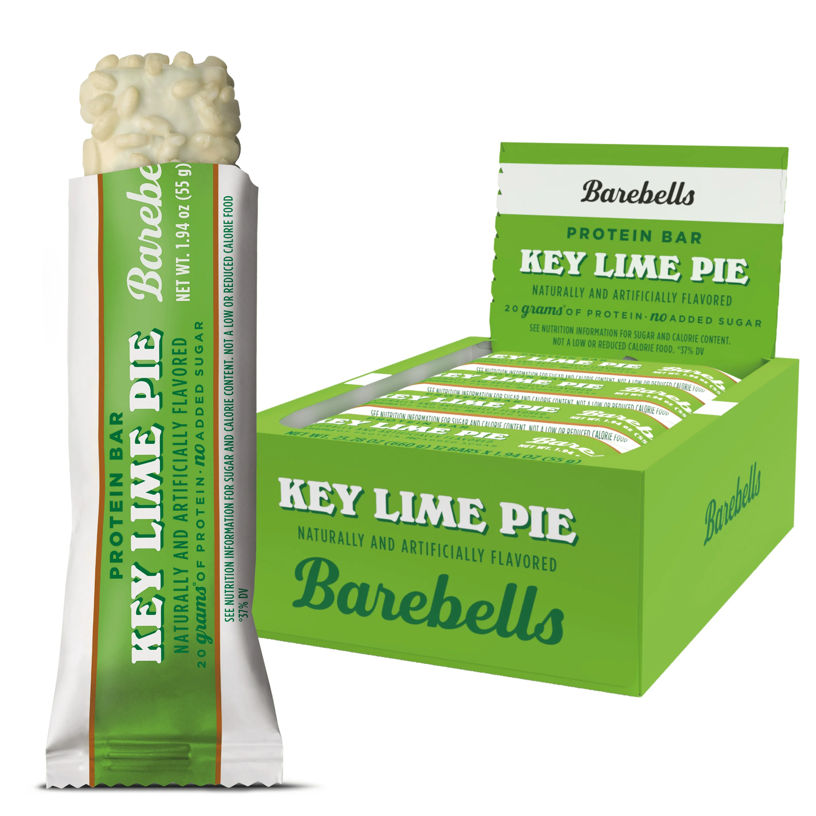Barebells Protein Bar Box of 12 (Key Lime Pie)
