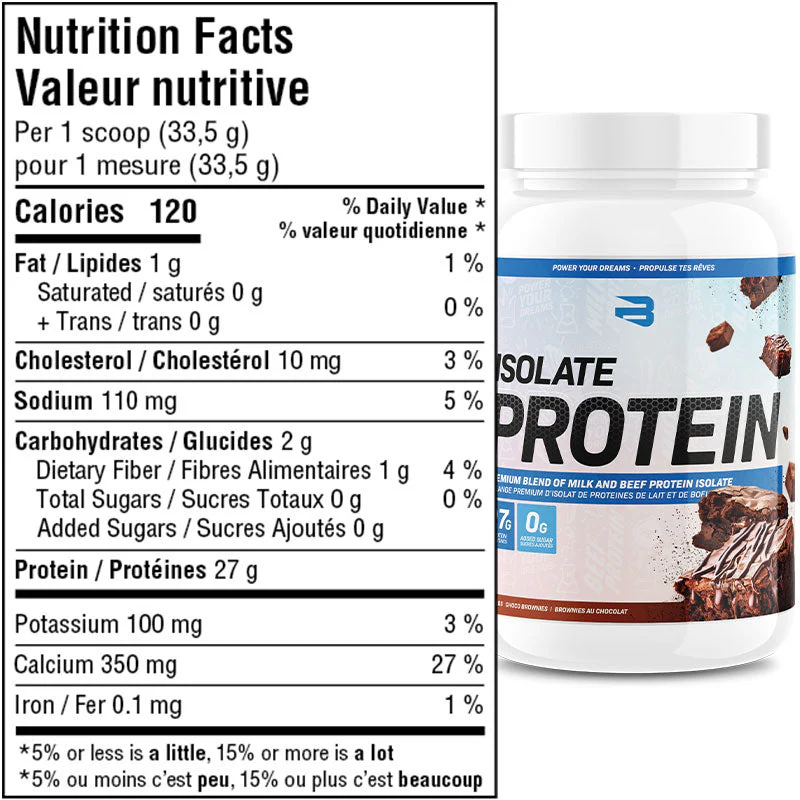 Believe Isolate Protein - Milk & Beef Isolate Blend 1.76LB - Image 6