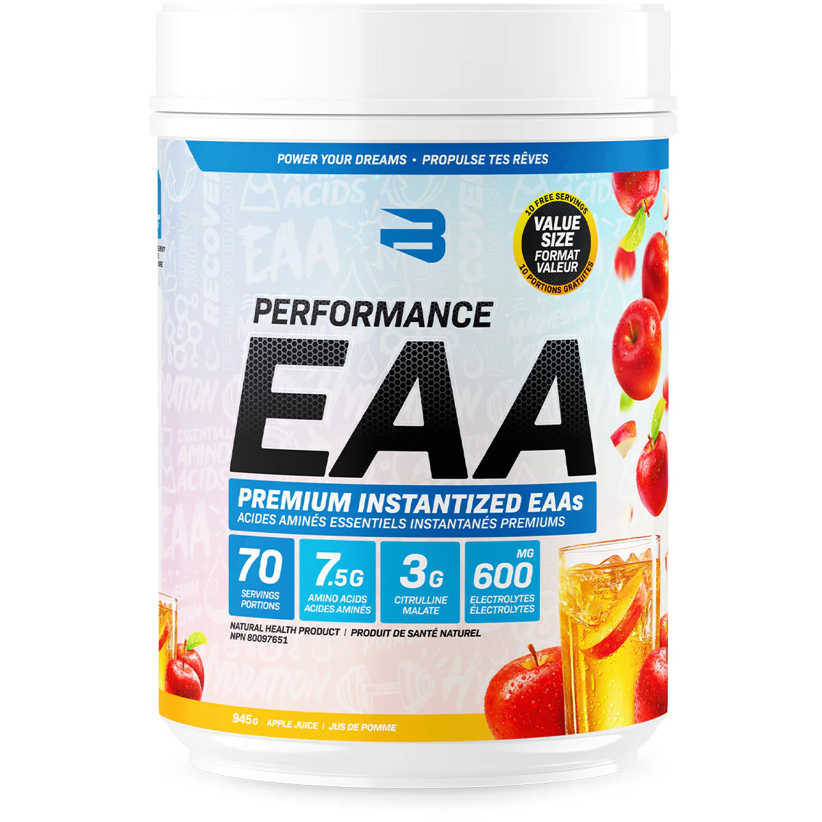 Believe Supplements Performance EAA 910g 70 Servings - Image 10