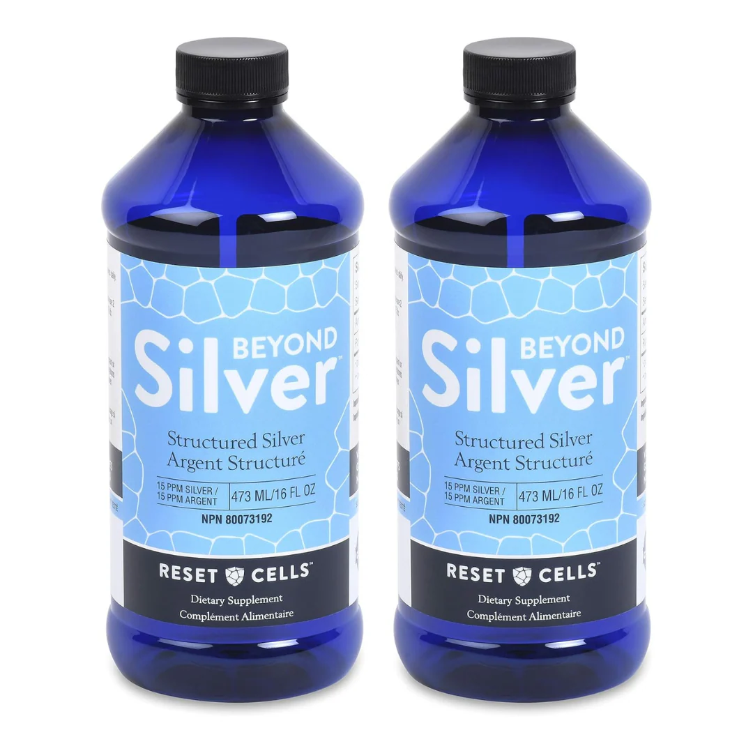 Beyond Structured Silver Liquid 15ppm 473ml - 16oz (Pack of 2)