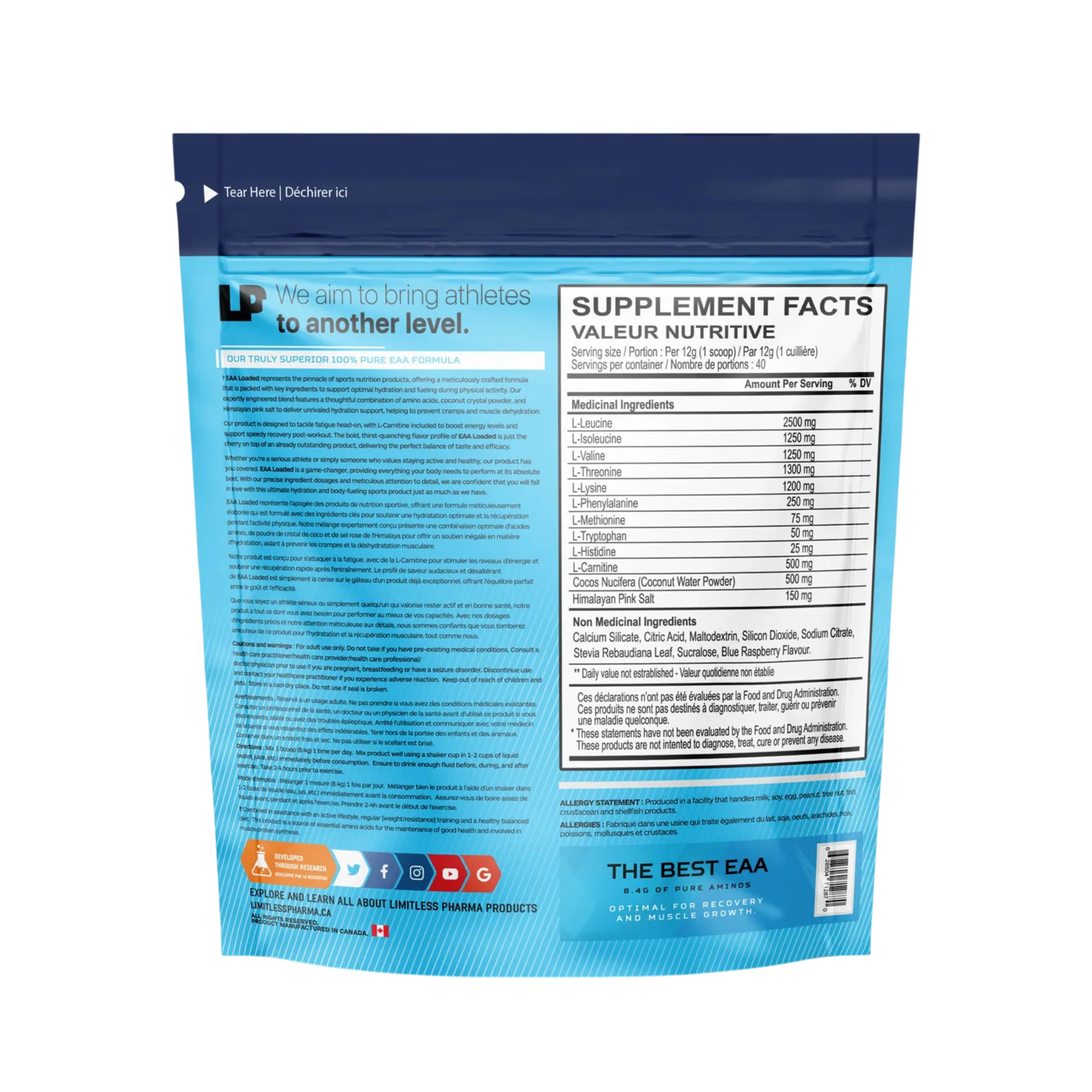 Limitless Pharma EAA Loaded 40 Servings - Image 5