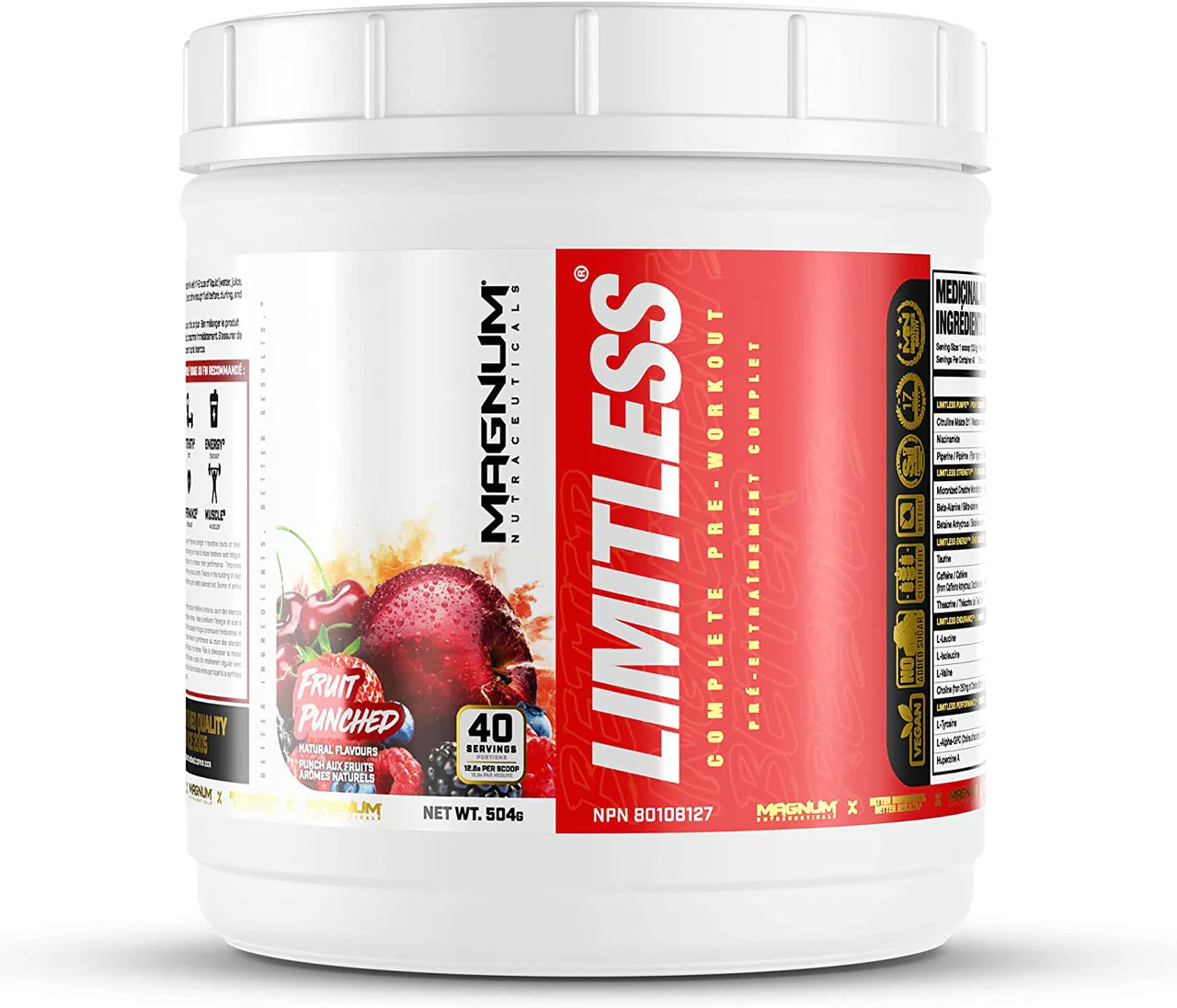Magnum Limitless Pre-Workout 20/40 Servings - Image 2