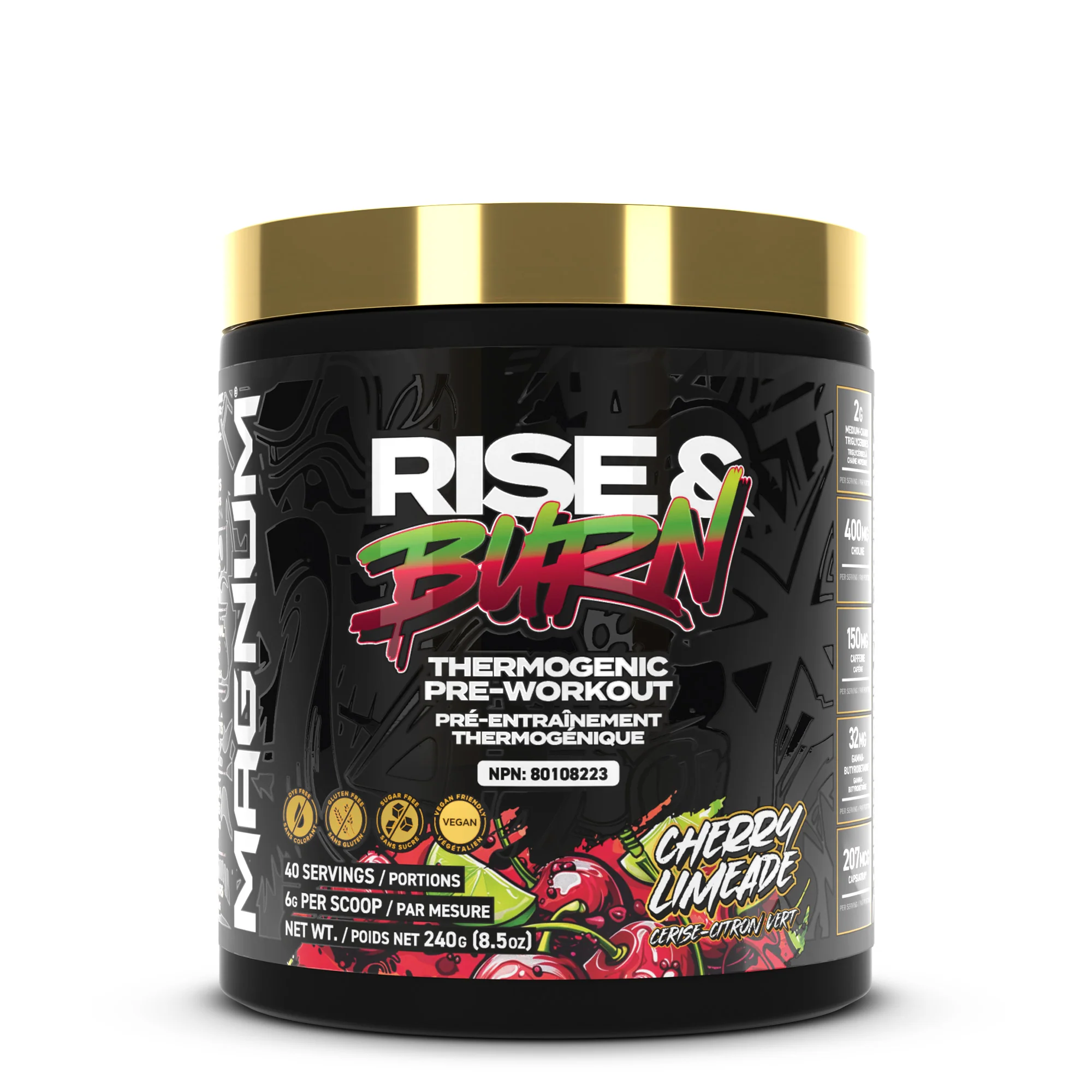 Magnum Rise & Burn Thermogenic 40 Servings - Image 2