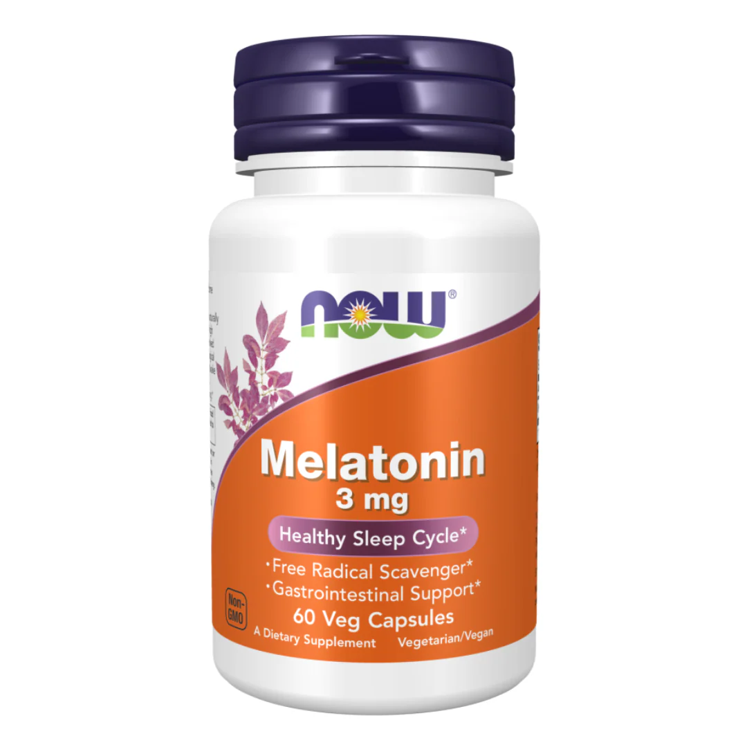 NOW Melatonin 3mg Capsules
