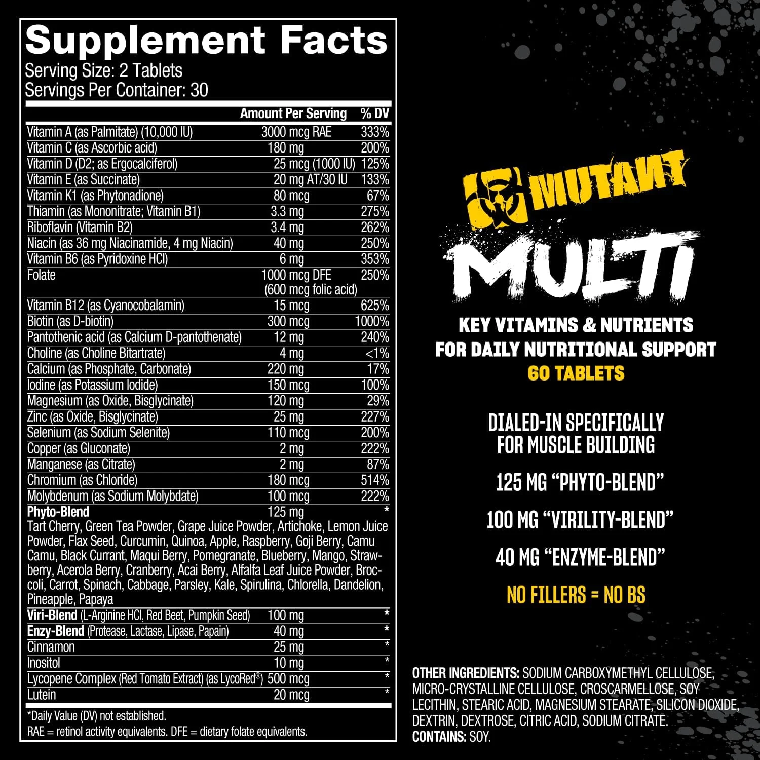 Mutant Multi 60 Tabs - Image 2