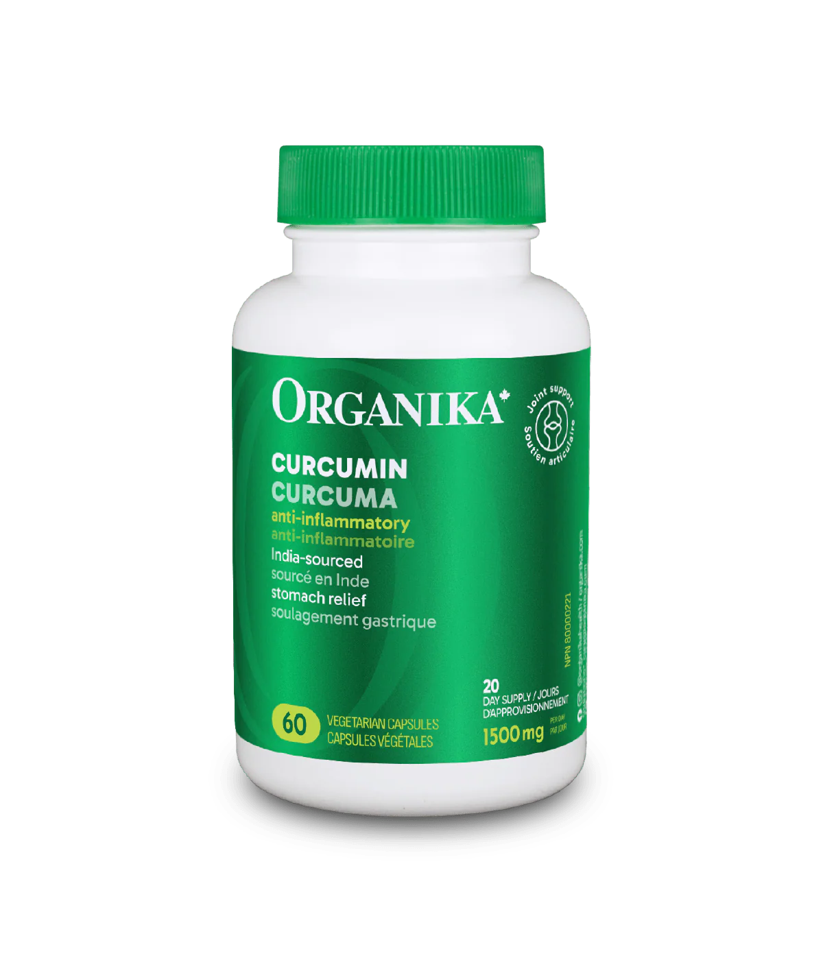 Organika Curcumin 60 Capsules