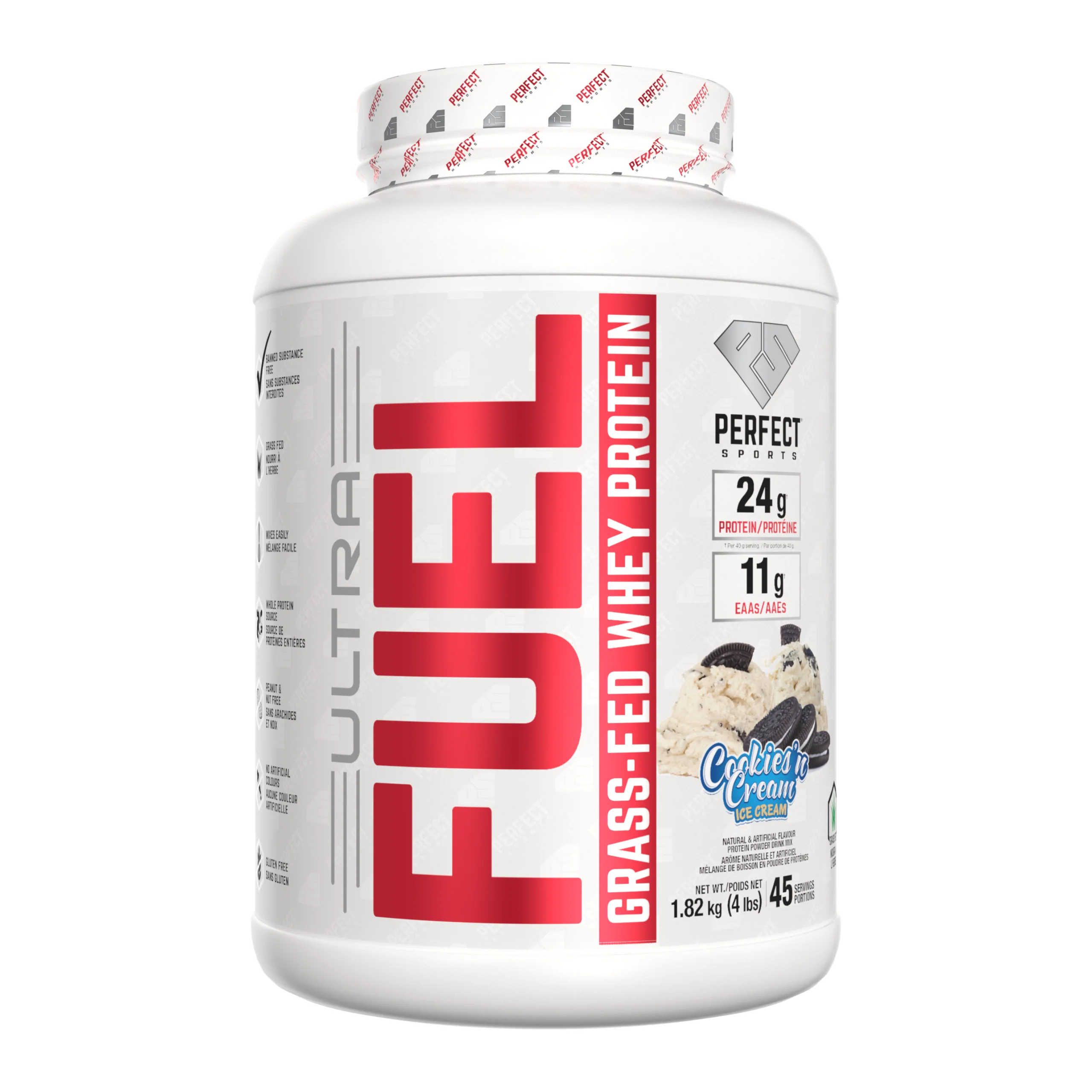 Perfect Sports Ultra Fuel Grass-Fed Whey Protein 4lb - Image 3