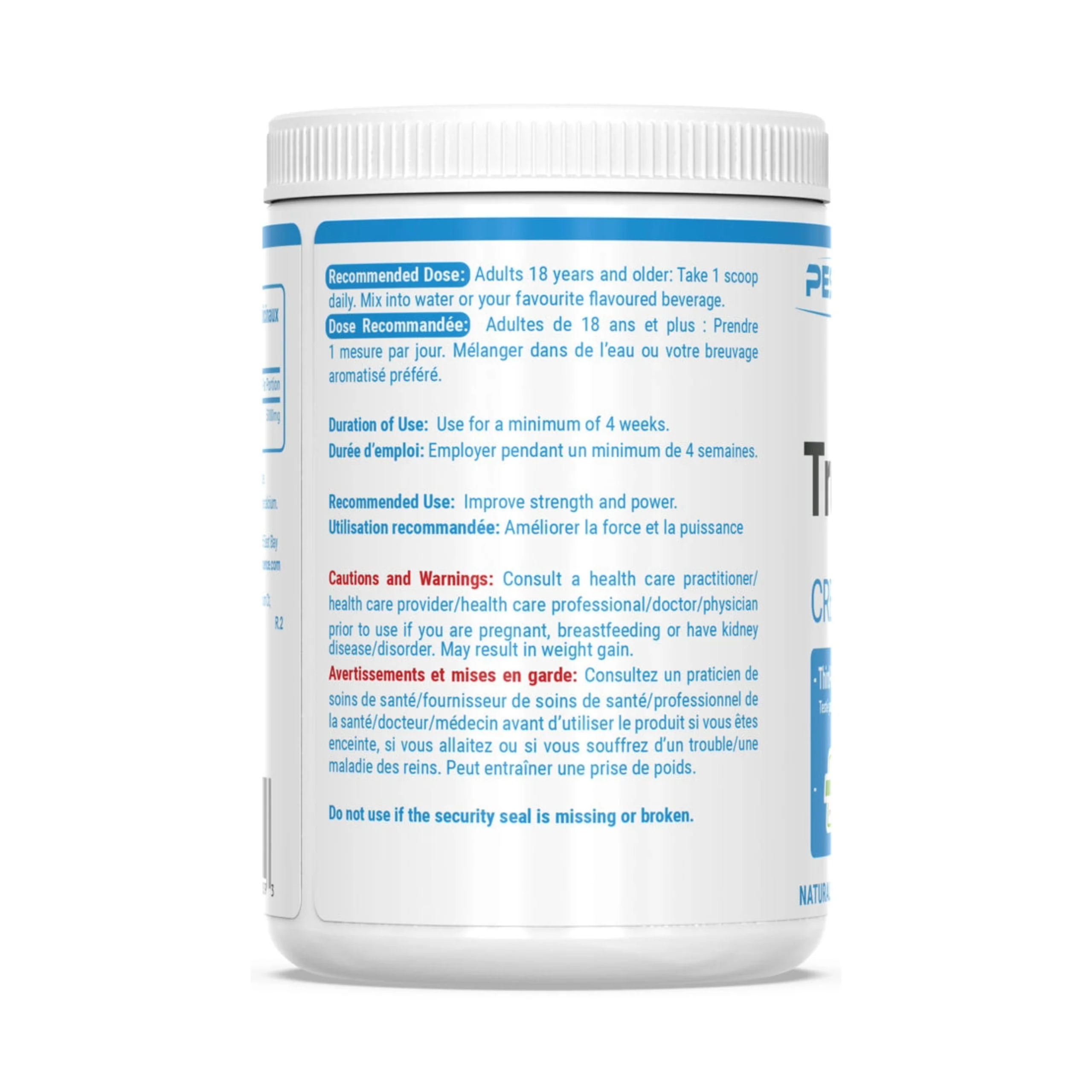 PEScience TruCreatine+ 90 Servings 468g Creatine Monohydrate - Image 3