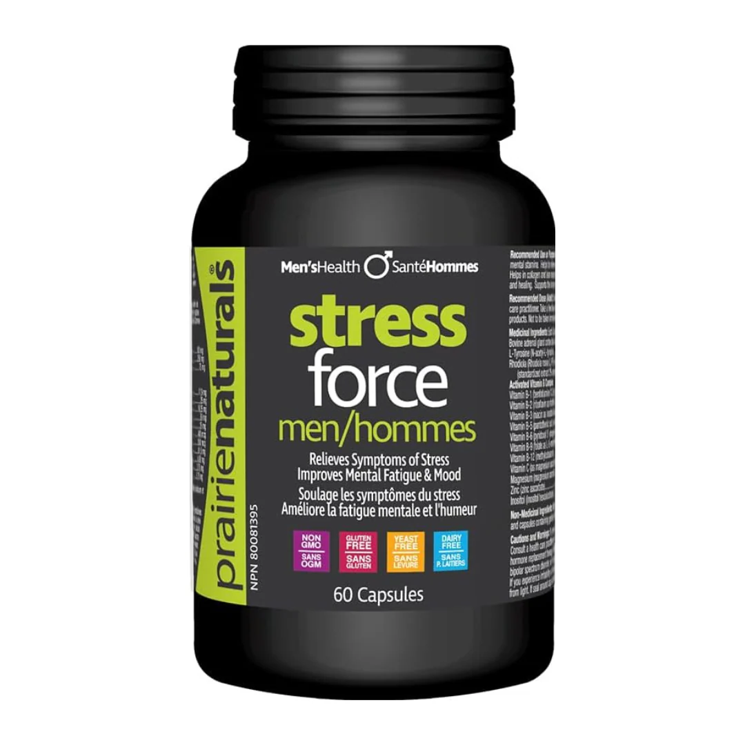 Prairie Naturals Stress Force for Men 60 capsules