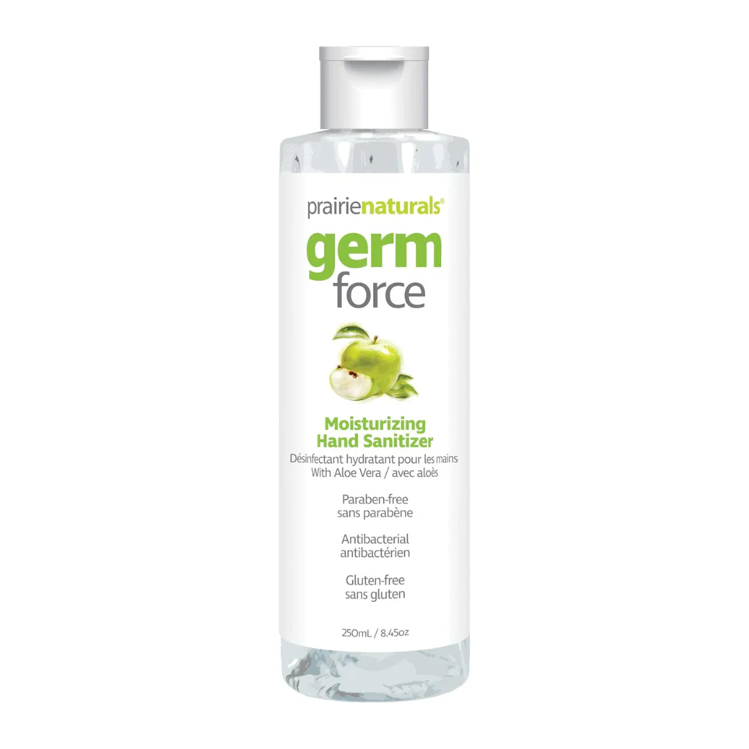 Prairie Naturals Germ Force Hand Sanitizer Green Apple Scented