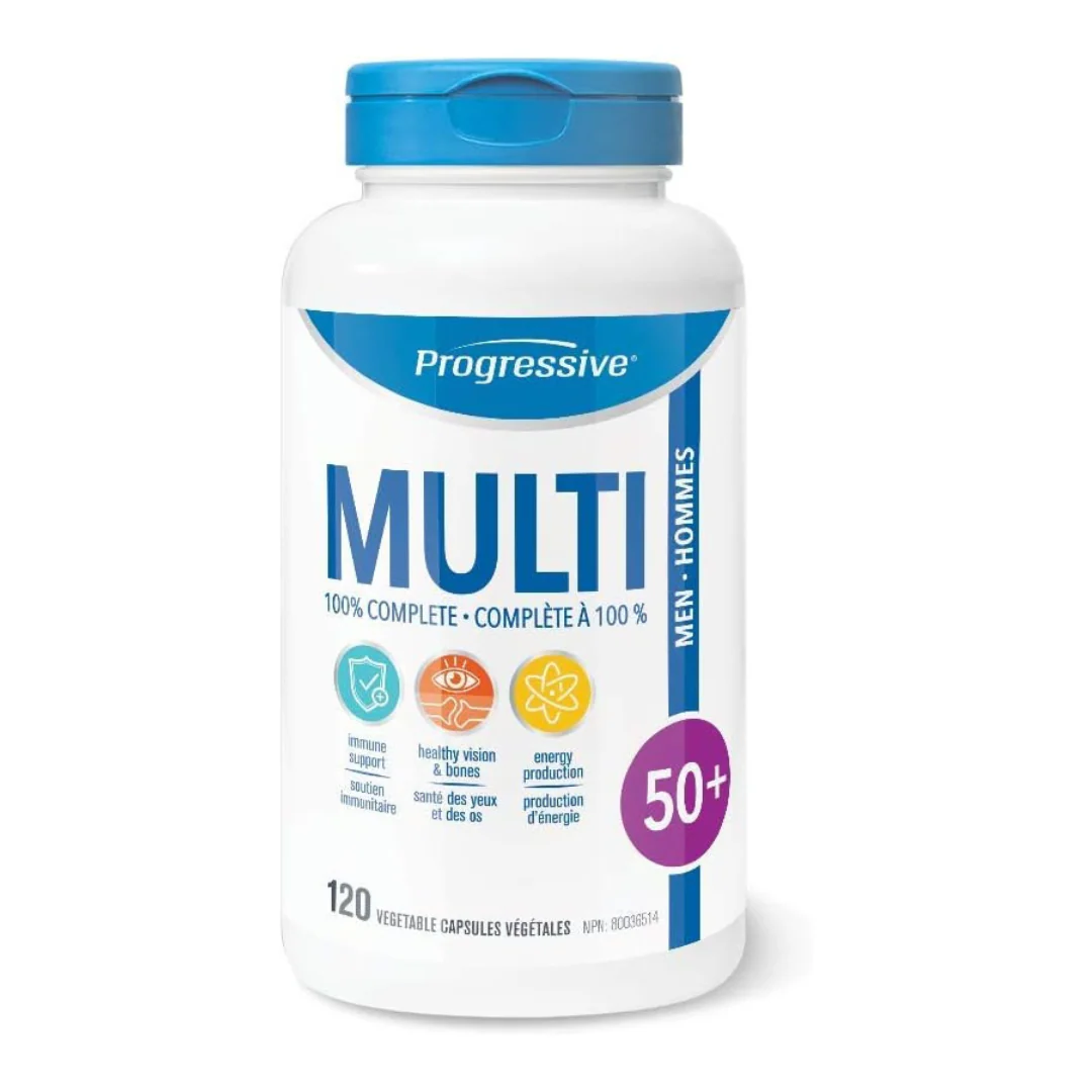 Progressive Mens 50 and up Multi 120 Caps