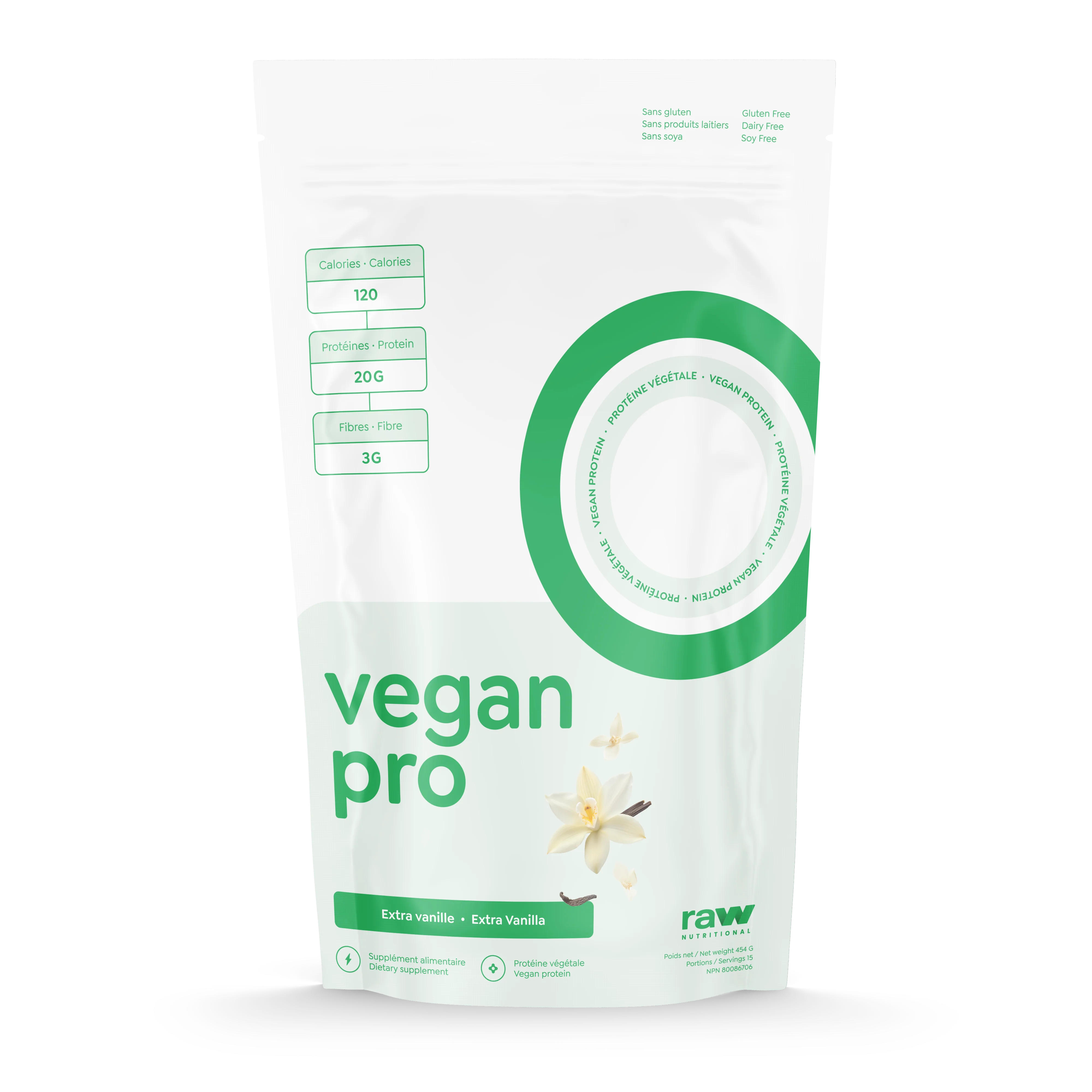Raw Nutritional Vegan Pro 1LB - Image 9