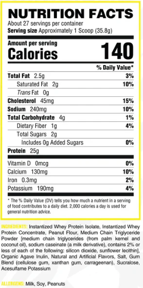 Ryse Loaded Protein Complex 2lbs - Image 14