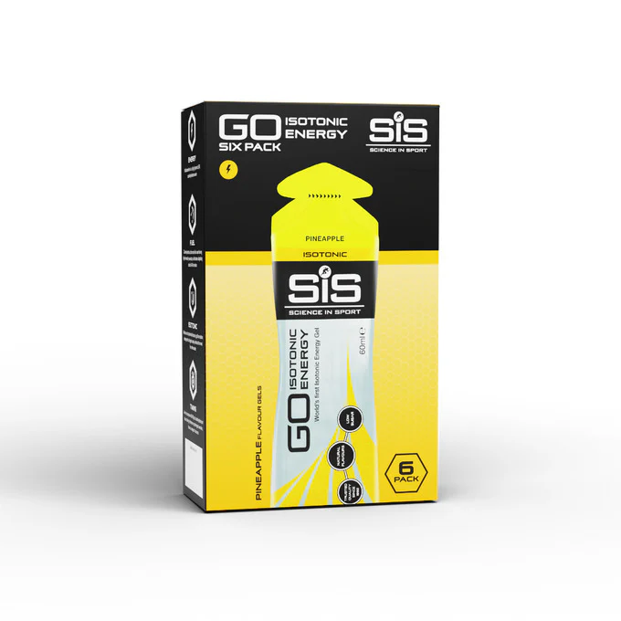 SIS GO Isotonic Energy Gel Pineapple 60mL (Pack of 6)