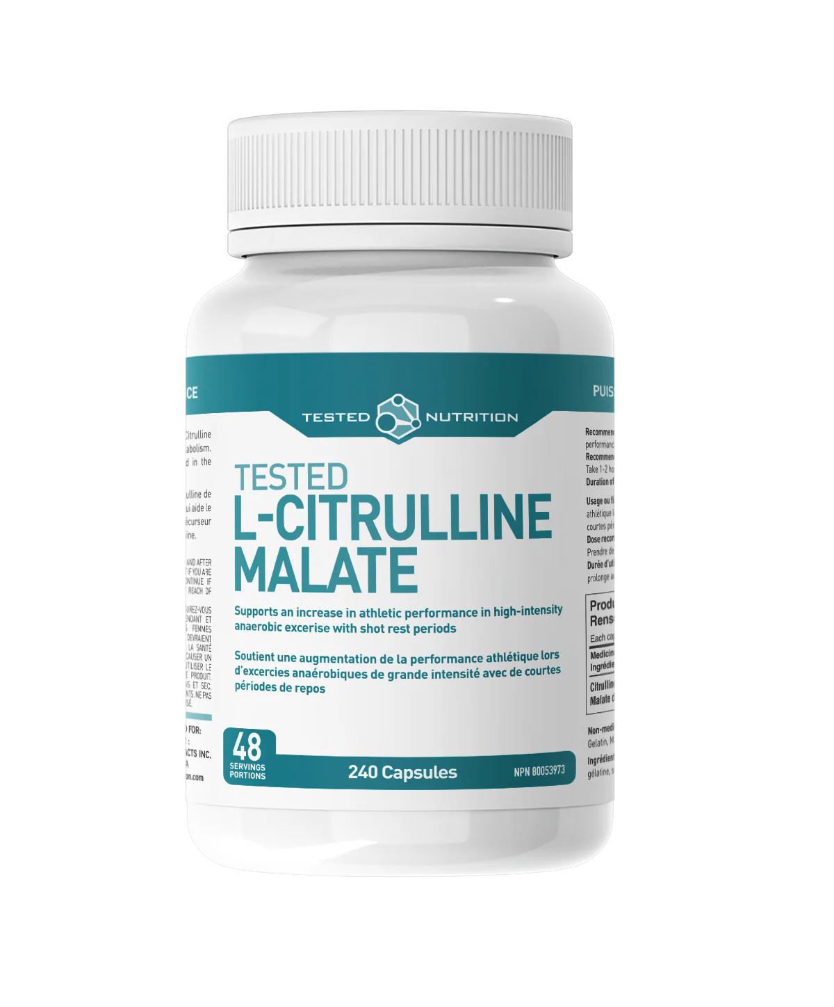Tested Nutrition L-Citrulline 240 Capsules