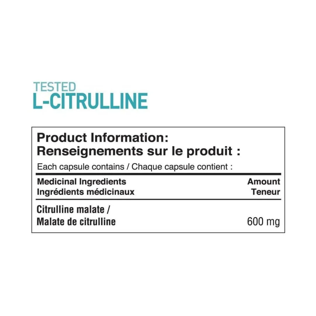 Tested Nutrition L-Citrulline 240 Capsules - Image 2