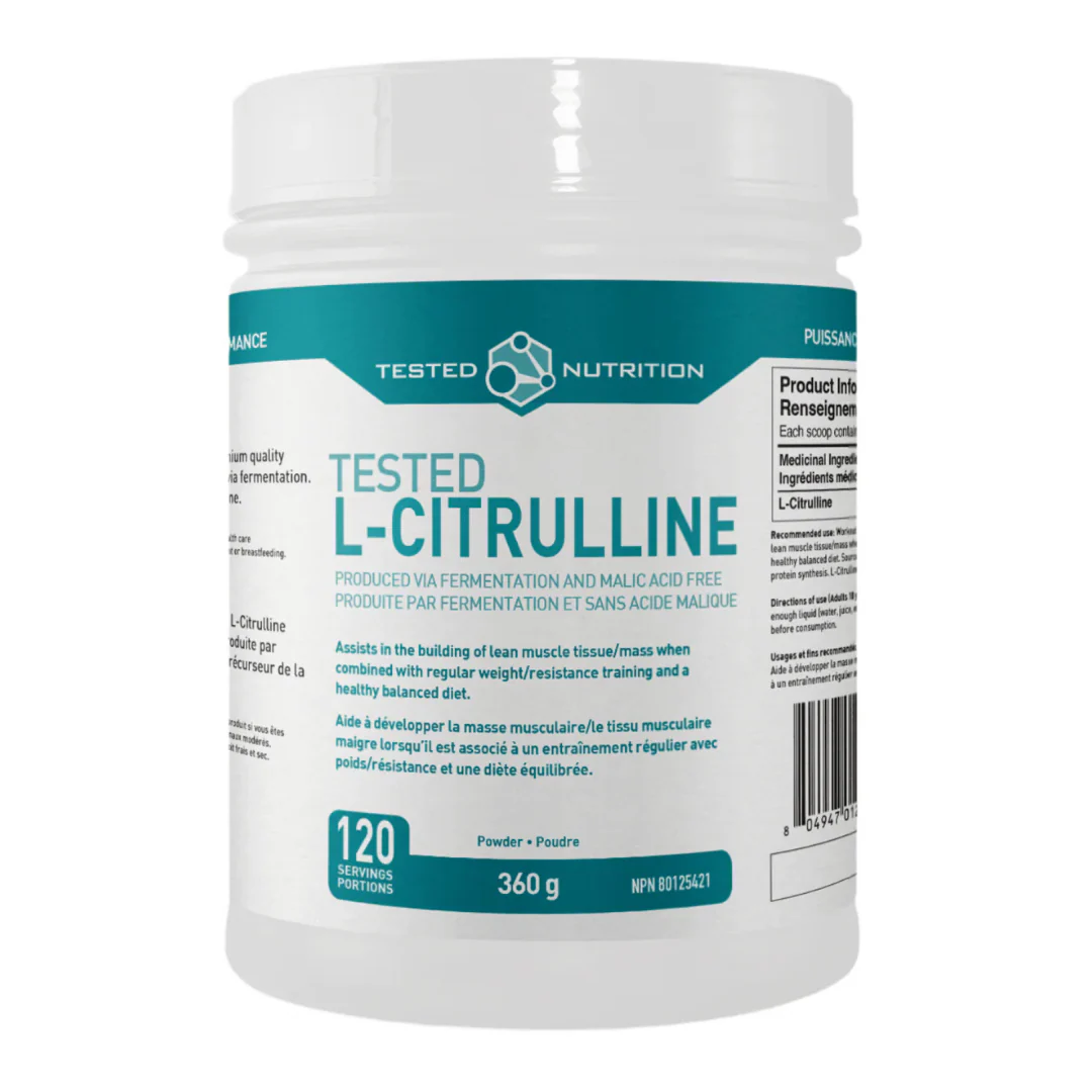 Tested Nutrition Tested L-Citrulline Powder 360g Unflavoured