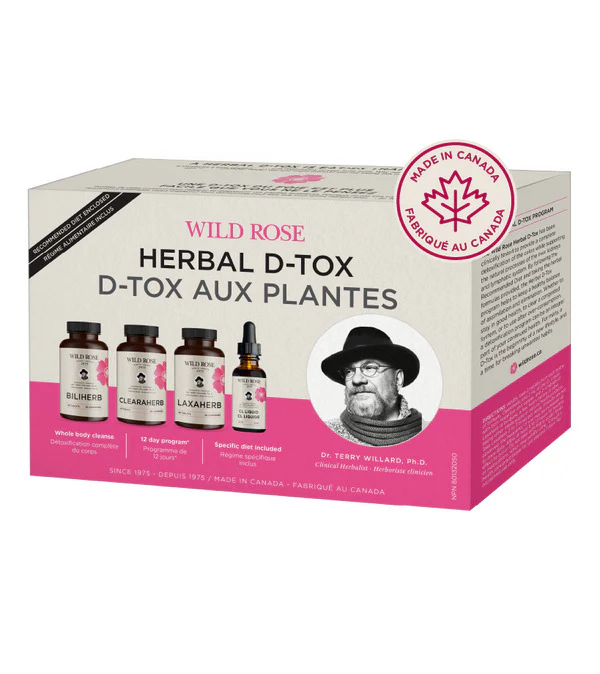 Wild Rose Herbal Detox 12 Day Cleansing Kit
